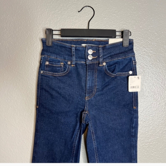 Free People Shayla Jeans Midrise Bootcut MarinBlue Women's Jeans - Picture 8 of 9